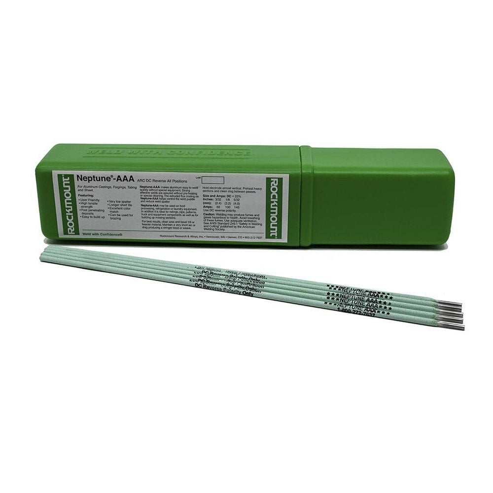 Neptune AAA Welding Electrode: 1/8" Dia, For Weldable Aluminum Repair