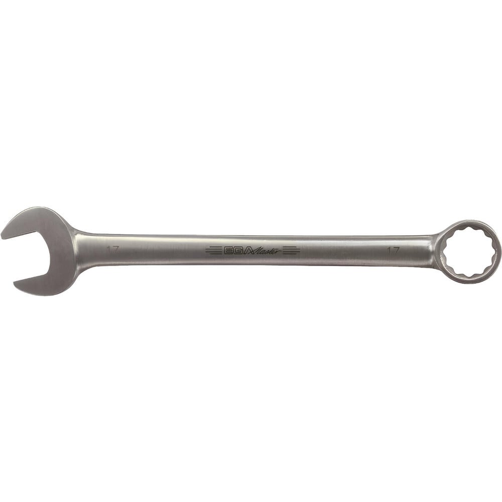 Combination Wrench: 9/16" Head Size, 15 deg Offset