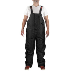 Coveralls & Overalls; Garment Style: General Purpose, Overalls; Size: X-Large; Color: Black; Material: 420D Polyurethane Coated Nylon, Polyester; Hazardous Protection Level: Non-Hazardous; Ankle Style: Open