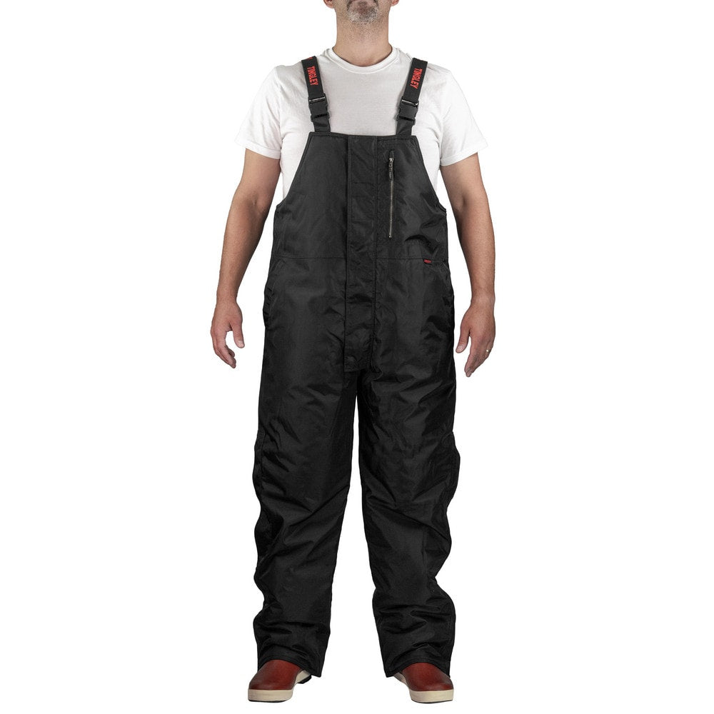 Coveralls & Overalls; Garment Style: General Purpose, Overalls; Size: 4X-Large; Color: Black; Material: 420D Polyurethane Coated Nylon, Polyester; Hazardous Protection Level: Non-Hazardous; Ankle Style: Open