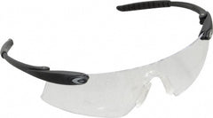 Safety Glasses: Scratch-Resistant, Polycarbonate, Clear Lenses, Full-Framed