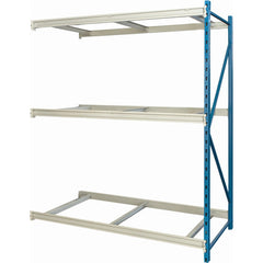 Storage Racks; Rack Type: Bulk Rack Add-On; Overall Width (Inch): 96; Overall Height (Inch): 123; Overall Depth (Inch): 36; Material: Steel; Color: Marine Blue, Light Gray; Finish: Powder Coated