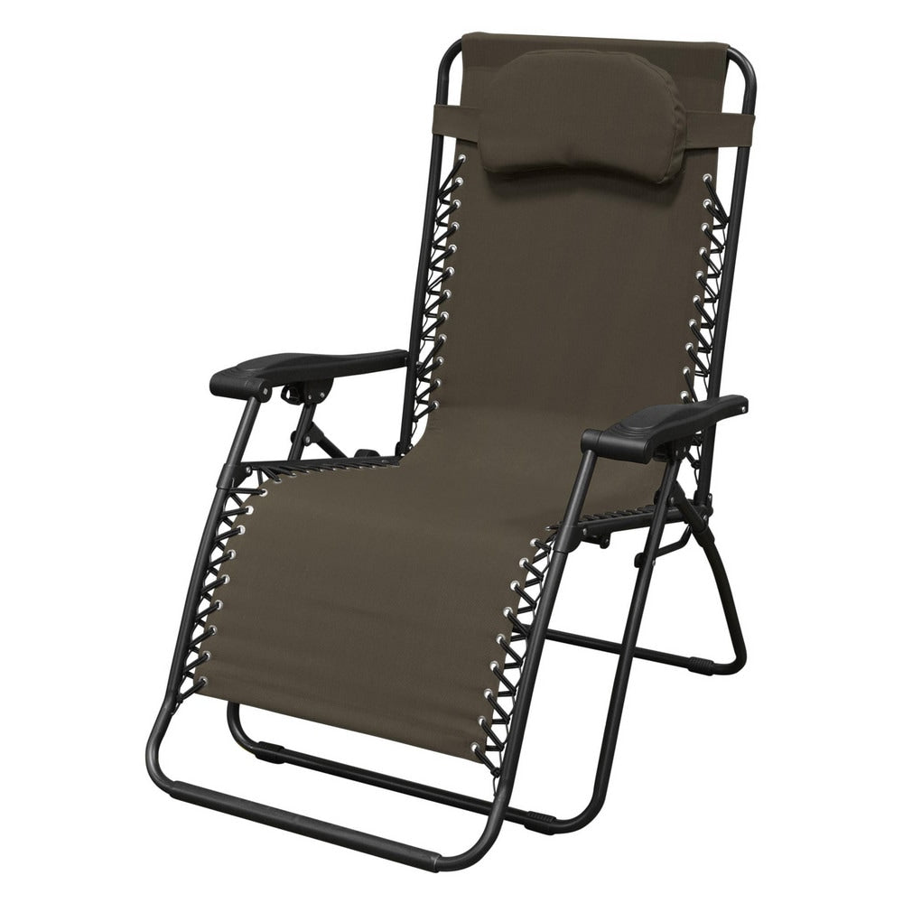 Folding Chairs; Pad Type: Texteline, Arms, Flat; Material: Texteline, Steel; Width (Inch): 31; Depth (Inch): 35.8258 in; Seat Color: Brown; Overall Height: 44.4882 in