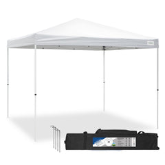 Shelters; Product Type: Canopy; Overall Width: 10; Overall Length: 10.00; Center Height: 1 in, 9 ft; Side Height: 6 ft, 5 in; Opening Height: 6 ft, 5 in; Opening Width: 6 in, 10 ft