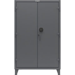 Steel Bin Cabinet: 48" Wide, 24" Deep, 78" High