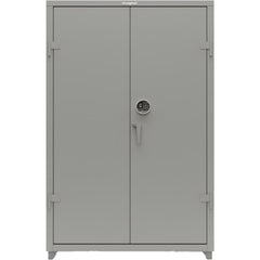 Steel Extra Heavy Duty Storage Cabinet: 48" Wide, 24" Deep, 72" High