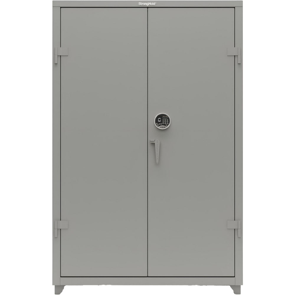 Steel Bin Cabinet: 48" Wide, 24" Deep, 75" High