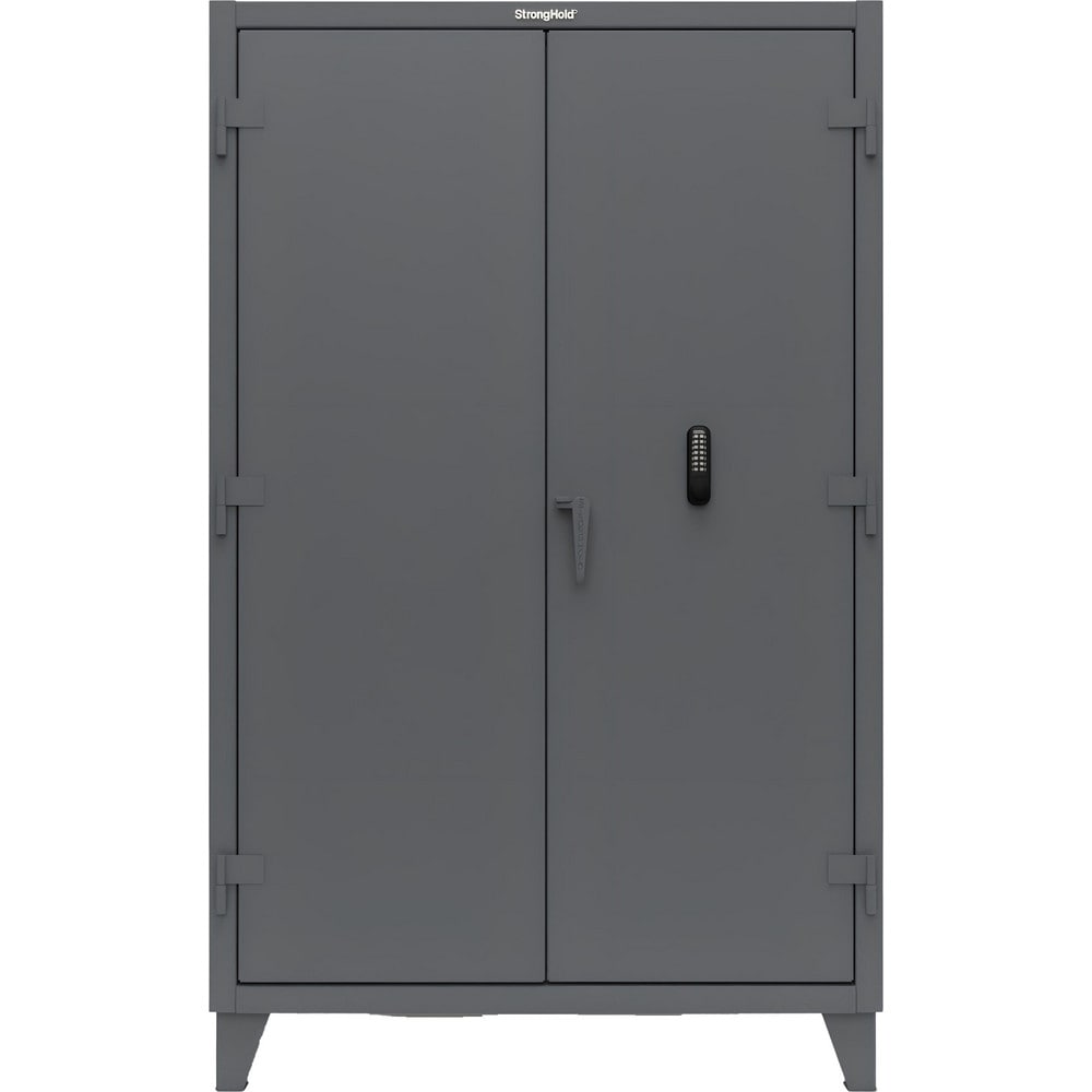 Steel Bin Cabinet: 48" Wide, 24" Deep, 78" High