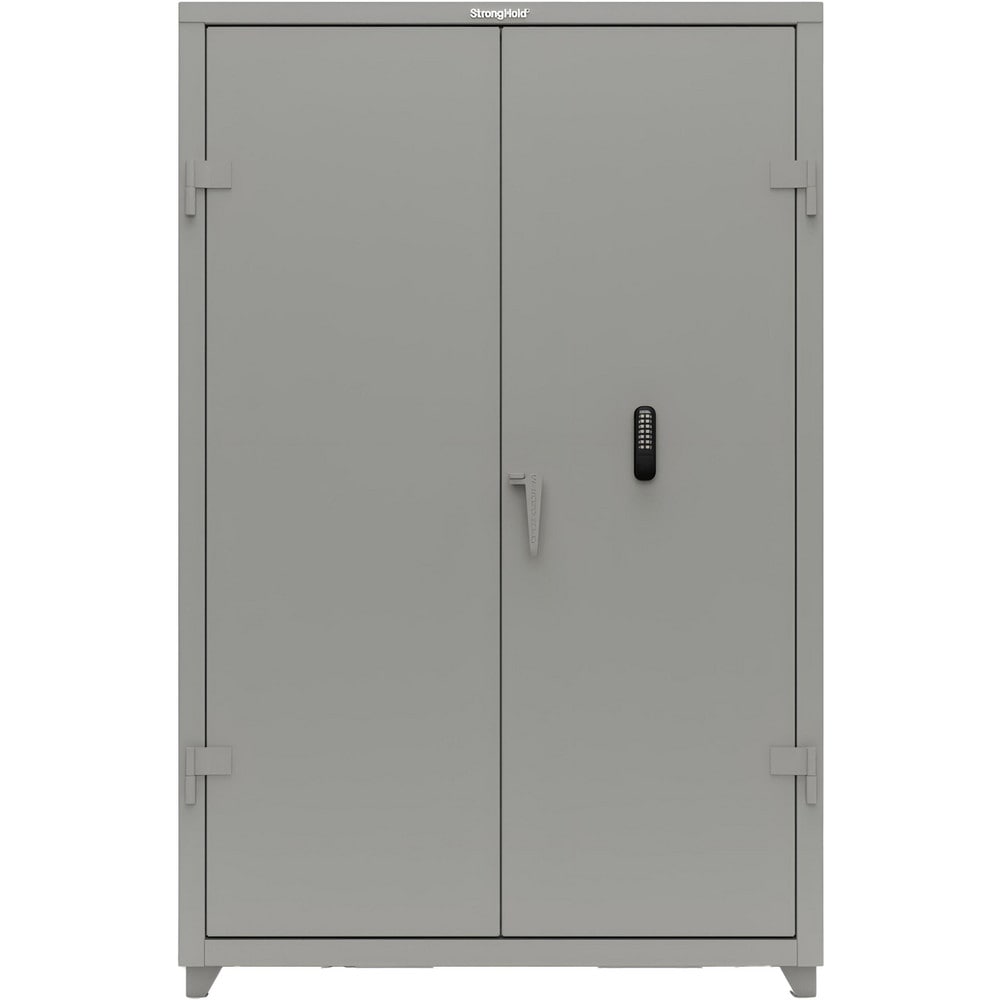 Steel Bin Cabinet: 48" Wide, 24" Deep, 78" High