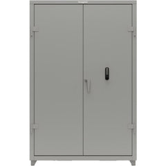 Steel Bin Cabinet: 48" Wide, 24" Deep, 75" High