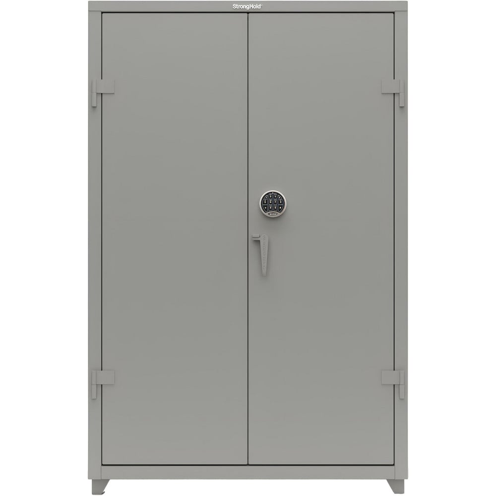 Steel Bin Cabinet: 48" Wide, 24" Deep, 75" High