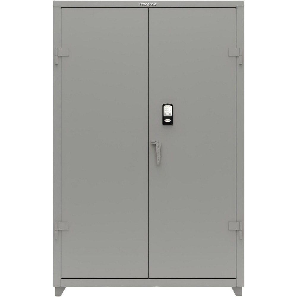 Steel Bin Cabinet: 48" Wide, 24" Deep, 78" High