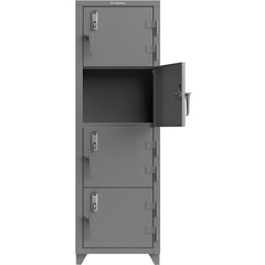 1-Wide Locker: 24" Wide, 75" High, Electronic Lock