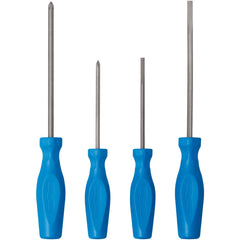 Screwdriver Sets; Screwdriver Types Included: Phillips , Slotted; Container Type: Clamshell; Tether Style: Not Tether Capable