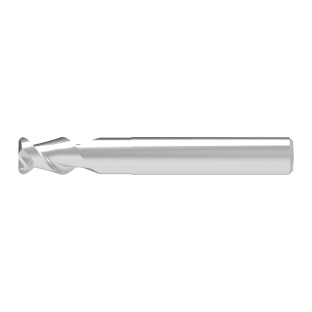 Corner Radius End Mill: 20.00 mm Dia, 32.00 mm LOC, 4.00 mm Radius, 2 Flute, Solid Carbide