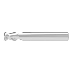 Corner Radius End Mill: 20.00 mm Dia, 32.00 mm LOC, 3.00 mm Radius, 2 Flute, Solid Carbide