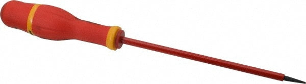 Slotted Screwdriver: 5/32" Width, 10" OAL, 5-29/32" Blade Length