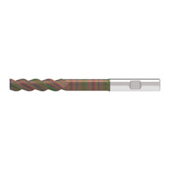 Corner Radius End Mill: 16.00 mm Dia, 65.00 mm LOC, 0.50 mm Radius, 3 Flute, Solid Carbide