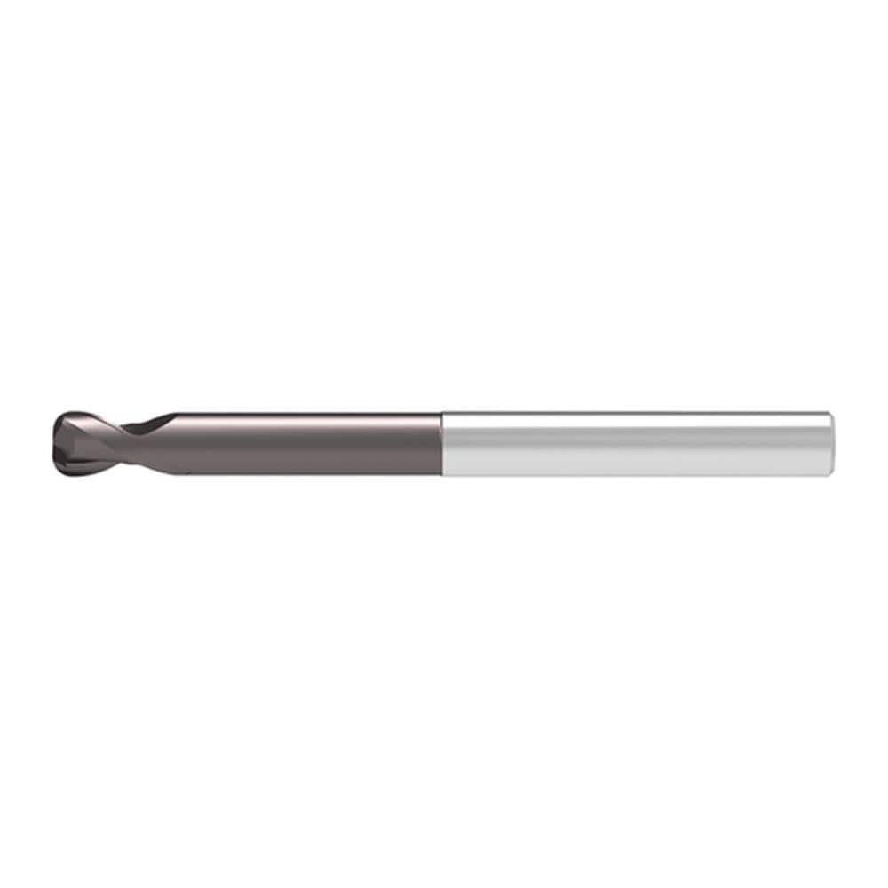 Corner Radius End Mill: 12.00 mm Dia, 10.00 mm LOC, 1.50 mm Radius, 2 Flute, Solid Carbide