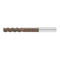 Corner Radius End Mill: 12.00 mm Dia, 49.00 mm LOC, 3.00 mm Radius, 3 Flute, Solid Carbide