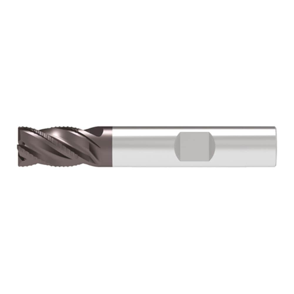 Corner Chamfer End Mill: 20.00 mm Dia, 26.00 mm LOC, 4 Flute, 0.35 mm Chamfer Width, Solid Carbide