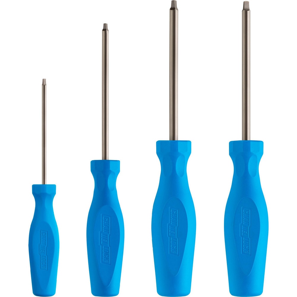 Screwdriver Sets; Screwdriver Types Included: Square Recess; Container Type: Clamshell; Tether Style: Not Tether Capable