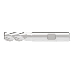 Corner Radius End Mill: 12.00 mm Dia, 25.00 mm LOC, 0.50 mm Radius, 3 Flute, Solid Carbide