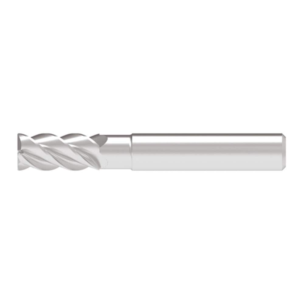 Corner Chamfer End Mill: 12.00 mm Dia, 25.00 mm LOC, 4 Flute, 0.20 mm Chamfer Width, Solid Carbide