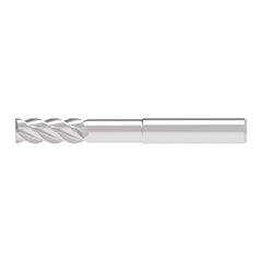 Corner Chamfer End Mill: 8.00 mm Dia, 21.00 mm LOC, 4 Flute, 0.20 mm Chamfer Width, Solid Carbide