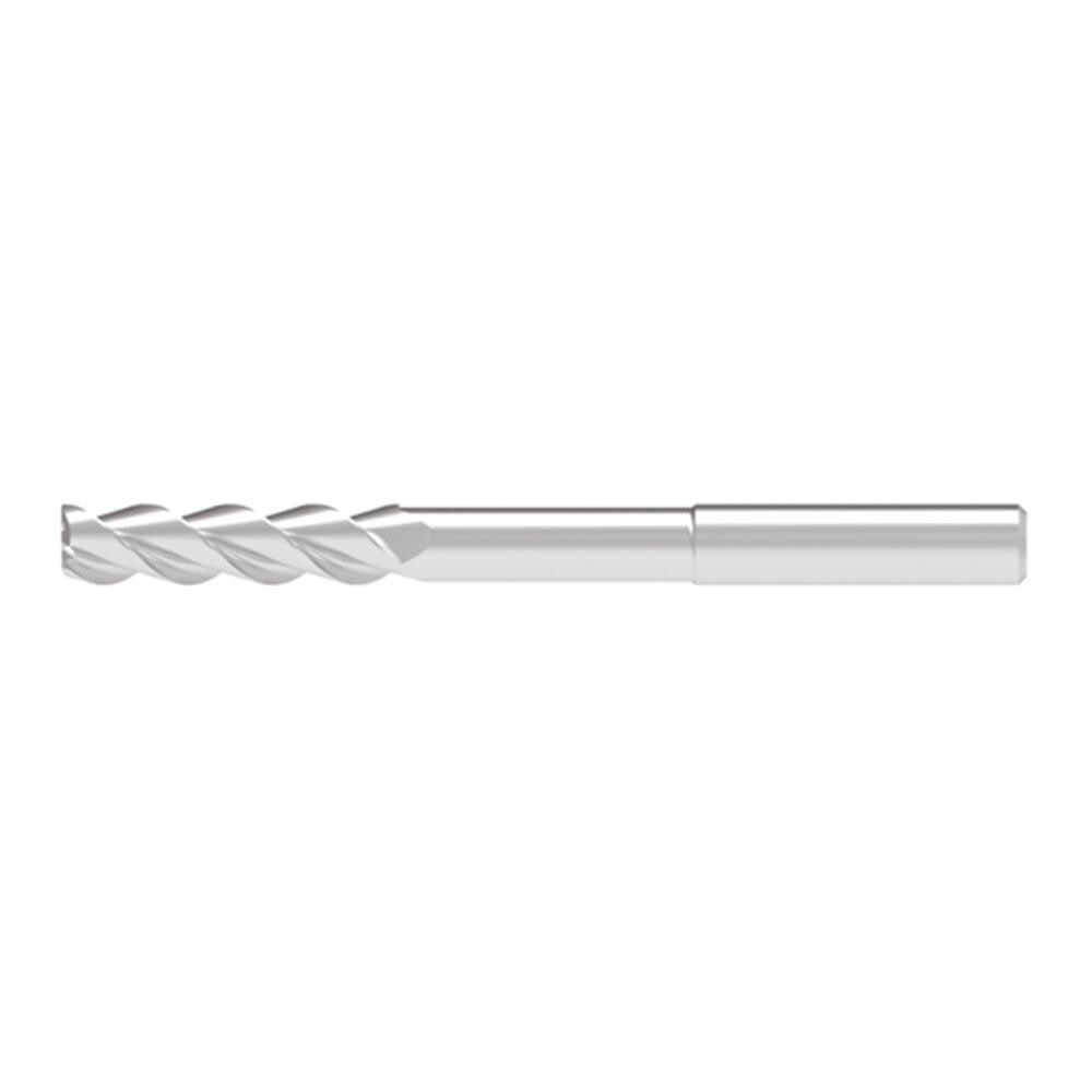 Corner Radius End Mill: 12.00 mm Dia, 49.00 mm LOC, 0.30 mm Radius, 3 Flute, Solid Carbide