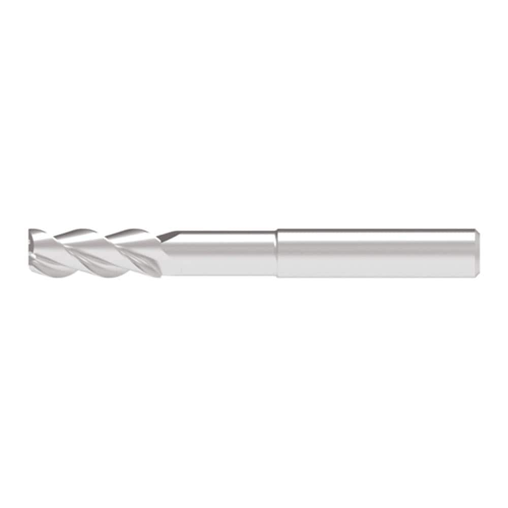 Corner Radius End Mill: 12.00 mm Dia, 31.00 mm LOC, 2.00 mm Radius, 3 Flute, Solid Carbide