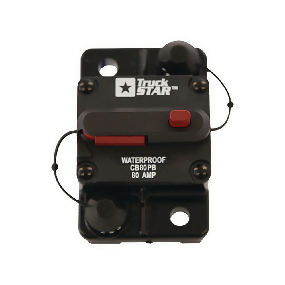 Circuit Breakers; Circuit Breaker Type: Universal Circuit Breaker; Amperage: 80; Voltage: 42 VDC; Wire Size (AWG): 1; Number Of Poles: 1; Tripping Mechanism: Manual; Terminal Connection Type: Stud; Phase: None