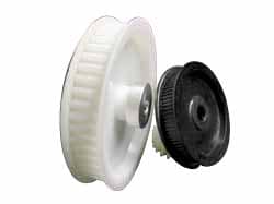 Timing Belt Pulleys; Pitch Diameter: 2.037 mm, 2.037 in; Face Width: 0.313 mm, 0.313 in