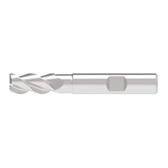 Corner Chamfer End Mill: 18.00 mm Dia, 36.00 mm LOC, 3 Flute, 0.20 mm Chamfer Width, Solid Carbide