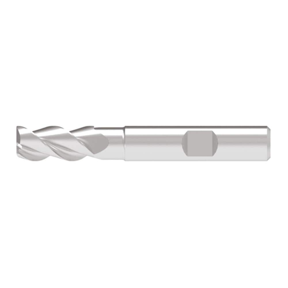 Corner Chamfer End Mill: 18.50 mm Dia, 41.00 mm LOC, 3 Flute, 0.20 mm Chamfer Width, Solid Carbide