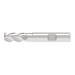 Corner Chamfer End Mill: 17.50 mm Dia, 36.00 mm LOC, 3 Flute, 0.20 mm Chamfer Width, Solid Carbide