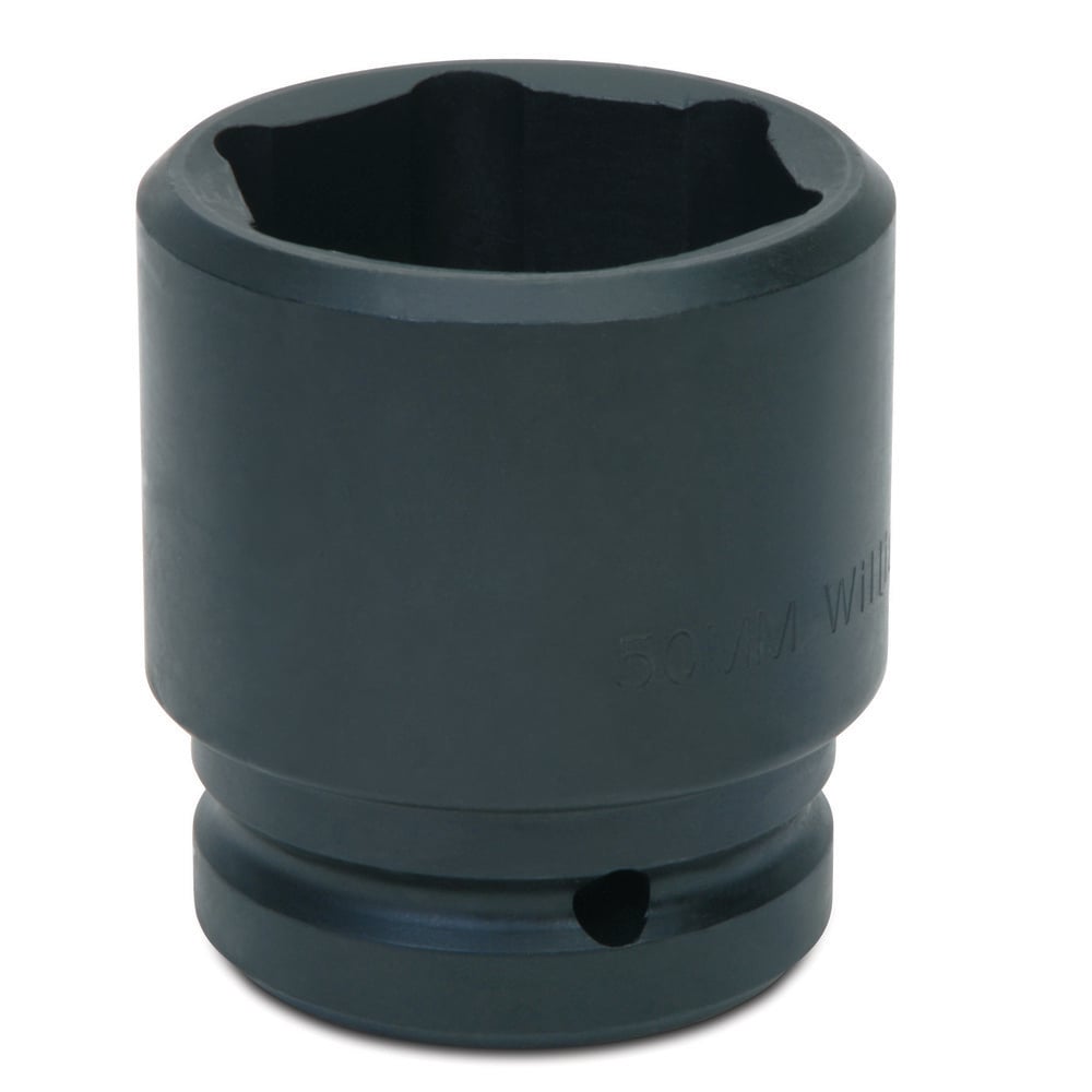 Impact Socket: 1/2" Drive, 27 mm Socket, Hex Drive