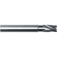 Square End Mill: 0.1875" Dia, 0.2500" LOC, 4 Flute, Solid Carbide