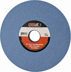 Surface Grinding Wheel: 8" Dia, 1/2" Thick, 1-1/4" Arbor, 60 Grit