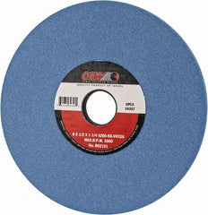 Surface Grinding Wheel: 8" Dia, 1/2" Thick, 1-1/4" Arbor, 60 Grit