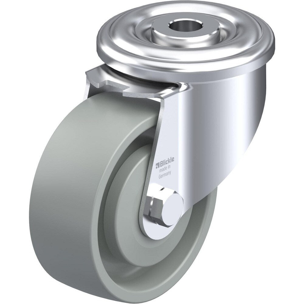 Standard Casters; Mount: Hollow Kingpin; Caster Type: Swivel; Bearing Type: Precision Ball; Style: Double Ball; Wheel Diameter (Inch): 8; Wheel Width (Inch): 2