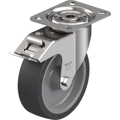 Standard Casters; Mount: Hollow Kingpin; Caster Type: Twin Wheel Swivel; Bearing Type: Precision Ball; Style: Double Ball; Wheel Diameter (Inch): 5; Wheel Width (Inch): 13/16