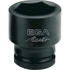 Impact Socket: 1-1/2" Drive, 1-7/16" Socket, Hex Drive