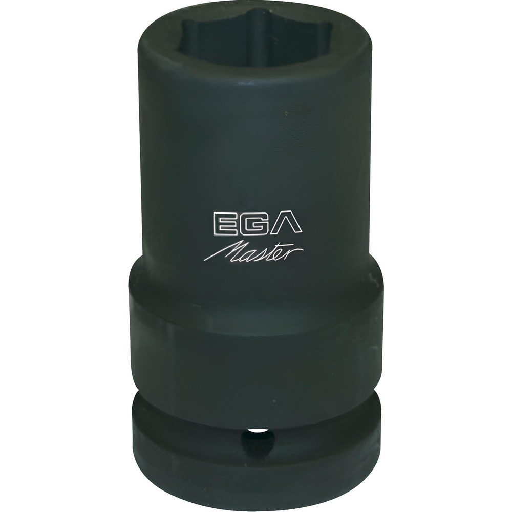 Impact Socket: 1" Drive, 1-1/16" Socket, Hex Drive