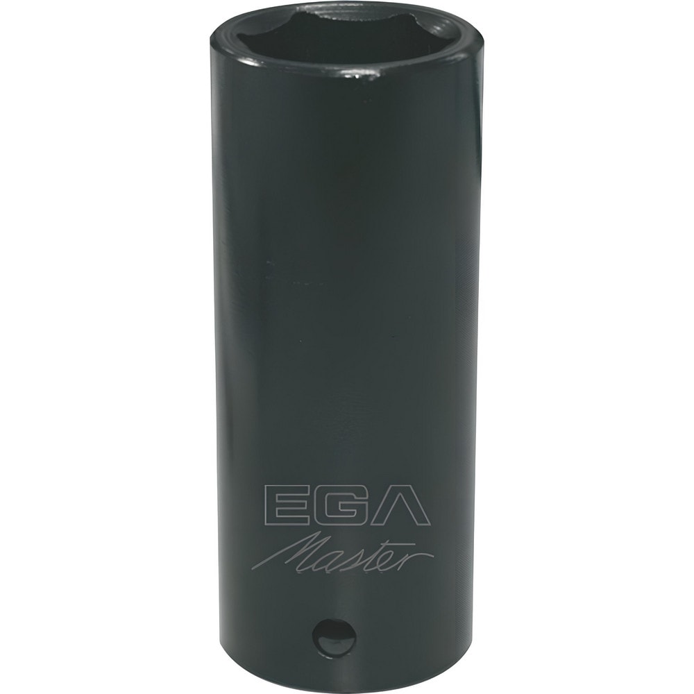 Impact Socket: 3/4" Drive, 1-3/8" Socket, Hex Drive