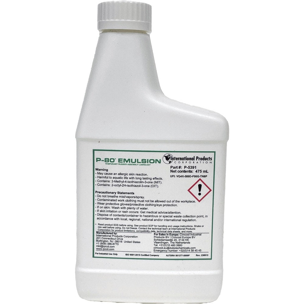 Lubricant: 475 mL Bottle, Oil in Water Emulsion