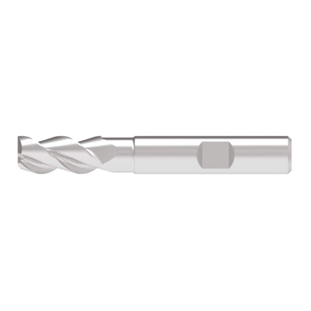 Corner Chamfer End Mill: 20.00 mm Dia, 42.00 mm LOC, 3 Flute, 0.20 mm Chamfer Width, Solid Carbide