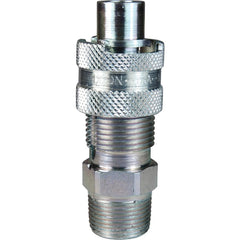 Pneumatic Hose Fittings & Couplings; Fitting Type: Plug; Type: Plug; Interchange Type: Bowes; Thread Type: NPTF; Material: Steel; Thread Standard: Male NPT