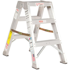 2 Step Aluminum Step Ladder: Type IA