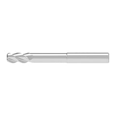 Corner Radius End Mill: 12.00 mm Dia, 31.00 mm LOC, 3.00 mm Radius, 3 Flute, Solid Carbide